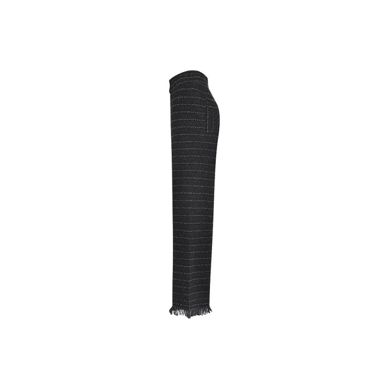 RARE Knitted Sports Pants Women's Black-1
