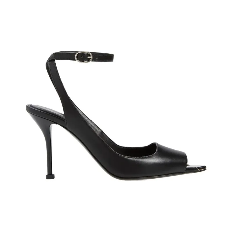 Alexander McQueen Punk Ankle Strap Pointed-Toe Sandals Women's-1