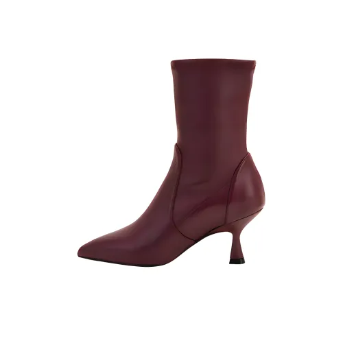 Stuart Weitzman Ankle Boots Women's Burgundy