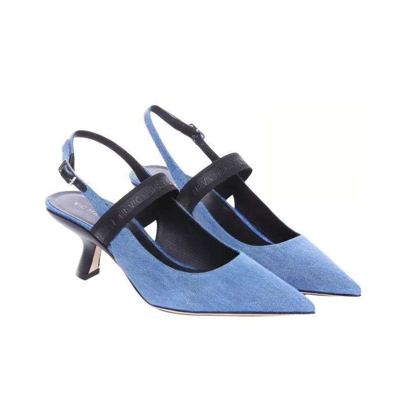 Vic Matie Pointed-Toe Slingback Pumps-2