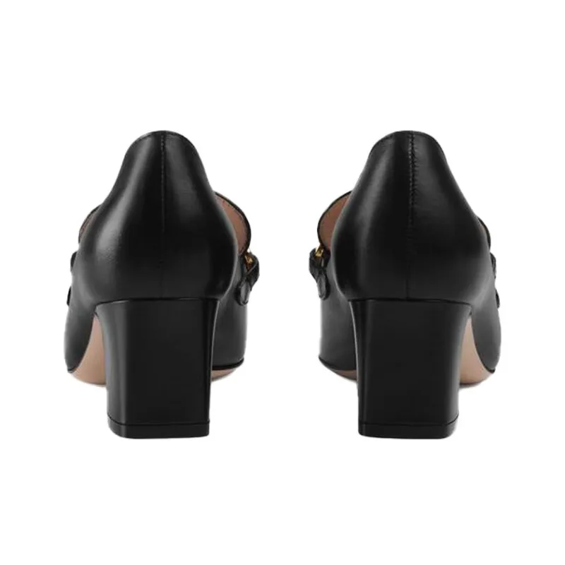 GUCCI Mocassino Tacco Medio Zumi Loafers-3