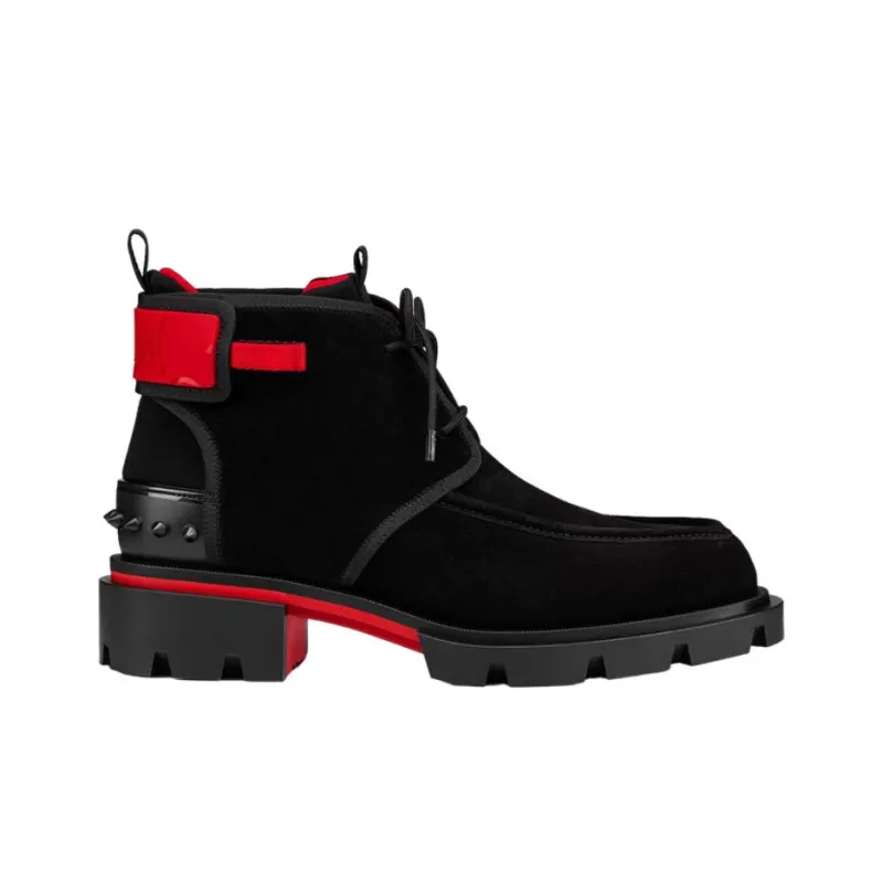 Christian Louboutin Ankle Boots Men Black-1