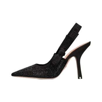 DIOR J'Adior Slim Heel High Heels 10cm Women's Black