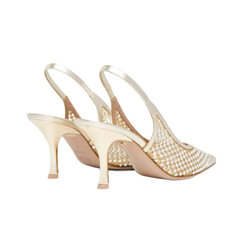 Malone Souliers Vesper 70mm Crystal-embellished Slingback Pumps-3