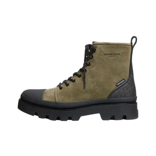 MICHAEL KORS Colin Suede Ankle Boots Men's Brown