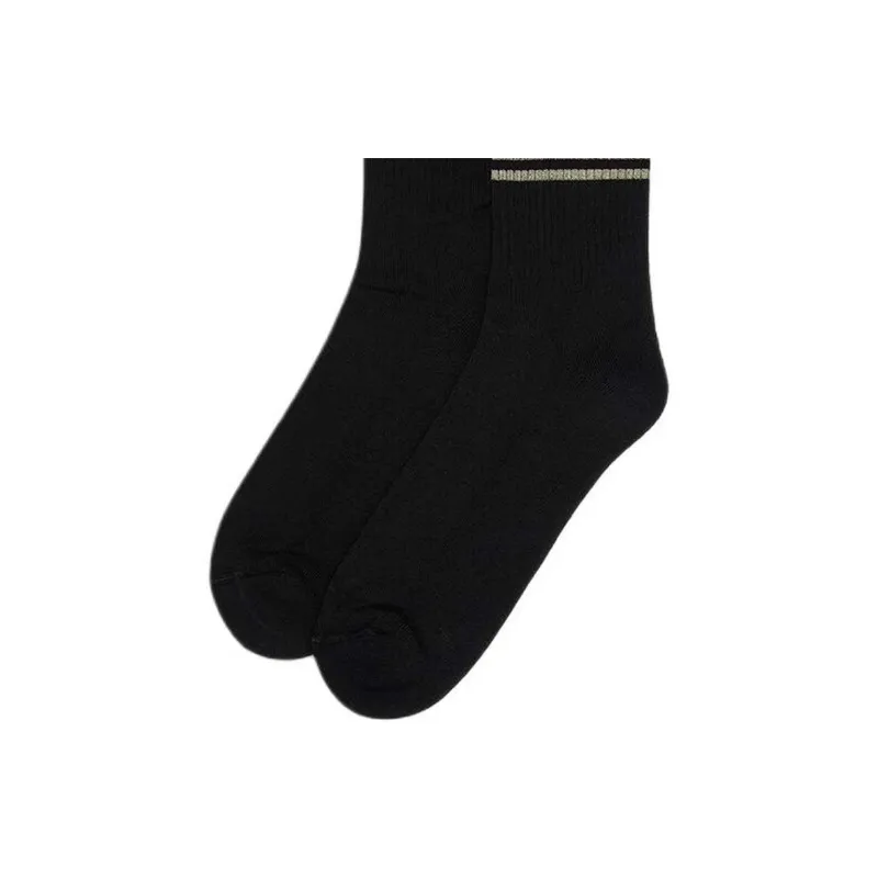 VERSACE SS24 Mid Calf Socks Men's 1 Pack Black-3