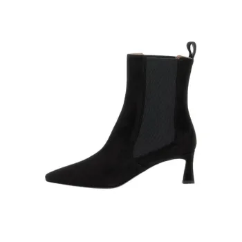 Pollini Suede Ankle Boots Women's Black