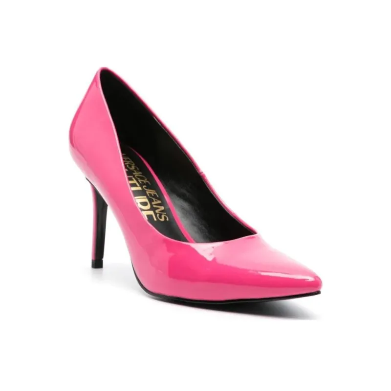 VERSACE JEANS Couture 90mm Faux-leather Pumps-2