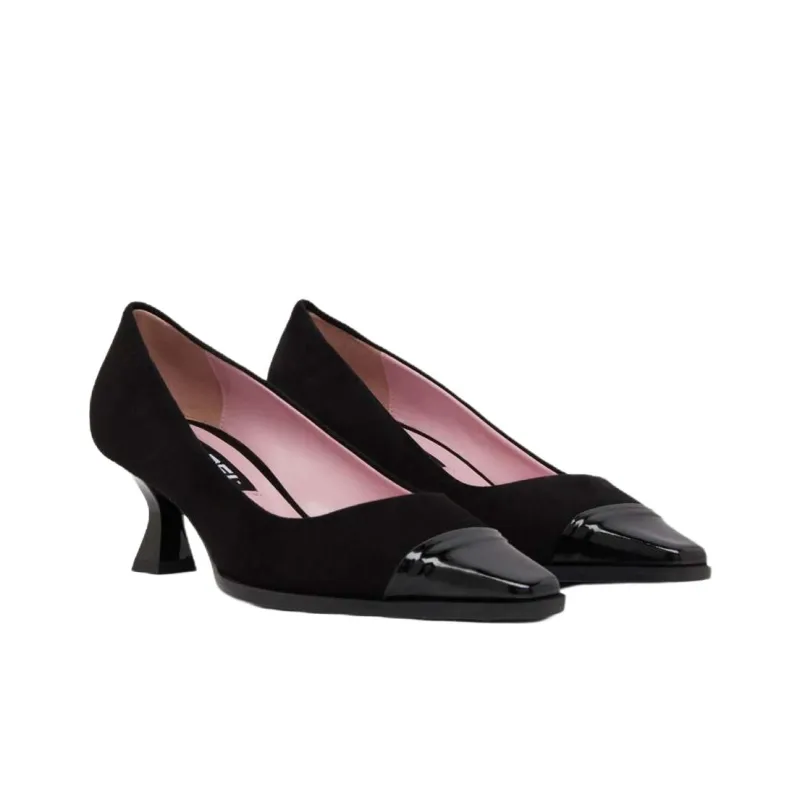 Carel Mathilde Irregular Heel High Heels 5cm Women's Black-2