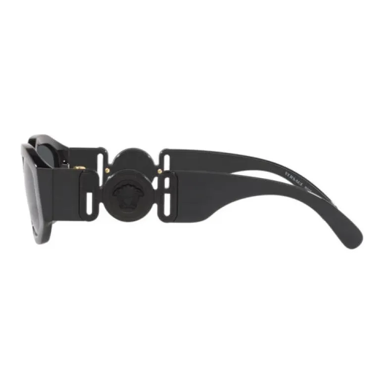 VERSACE Rectangular Frame Sunglasses-4