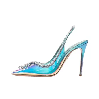 AQUAZZURA Slim Heel High Heels 10cm Women's Light Blue