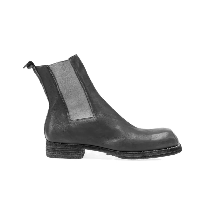 GUIDI Chelsea Boots Unisex Gray-1