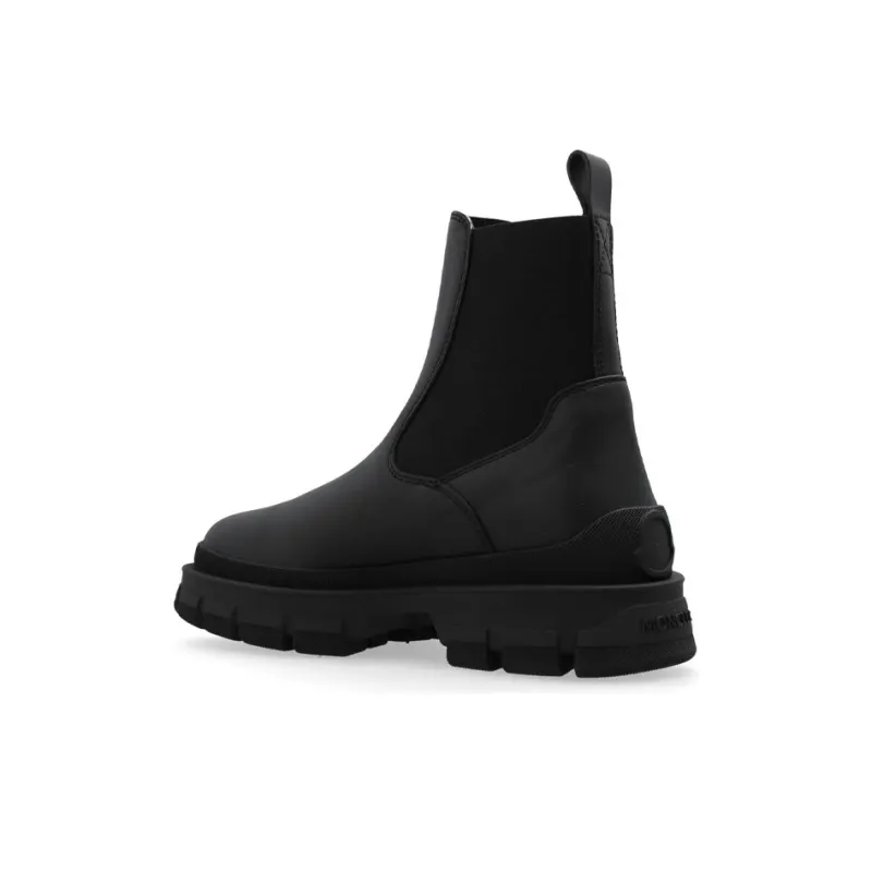 Moncler Hevea Short Chelsea Boots 7.8cm Men's Black-3