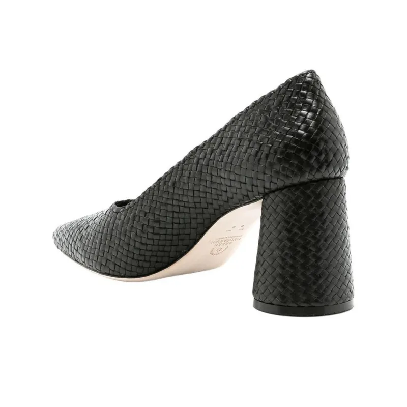 Sarah Chofakian Scarpin Liam Chunky Heel High Heels 6.5cm Women's Black-3