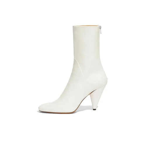 PROENZA SCHOULER Cone 85mm Leather Ankle Boots