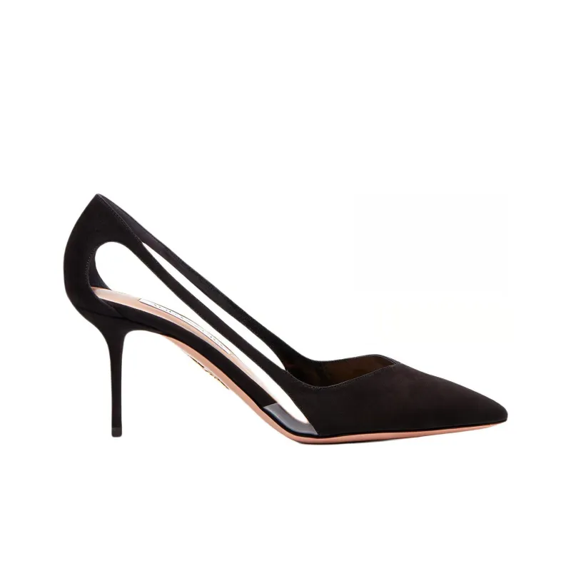 AQUAZZURA Slim Heel High Heels 7.5cm Women's Black-1