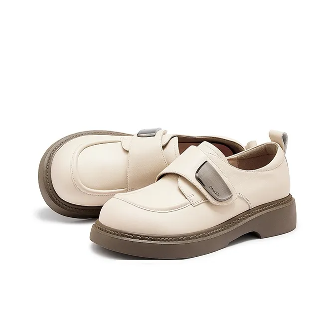 CAMEL Loafers Women's Black, Beige-8