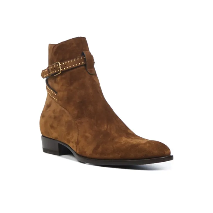 SAINT LAURENT Wyatt Ankle Boots-1