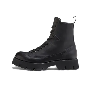 FANSIZHE Ankle Boots Men's Black