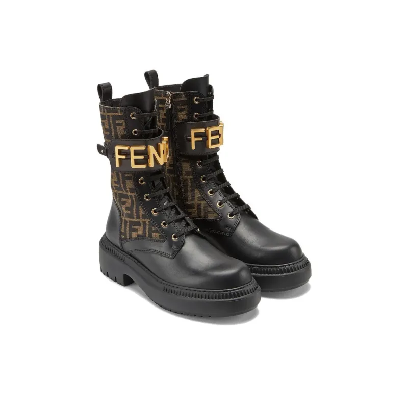 FENDI Women's FENDIgraphy Boot 'Brown FF Pattern'-3