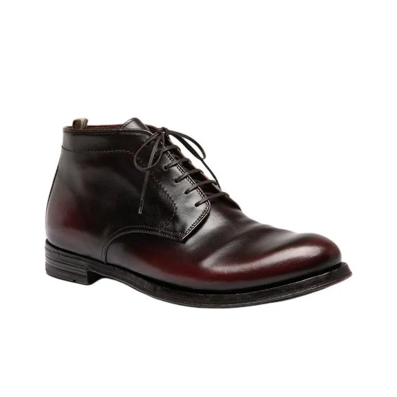 Officine Creative Anatomia Ankle Boots 3cm Men's Burgundy-2