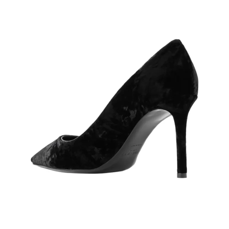 Jimmy Choo ROMY Slim Heel High Heels 8.5cm Women's Black-3
