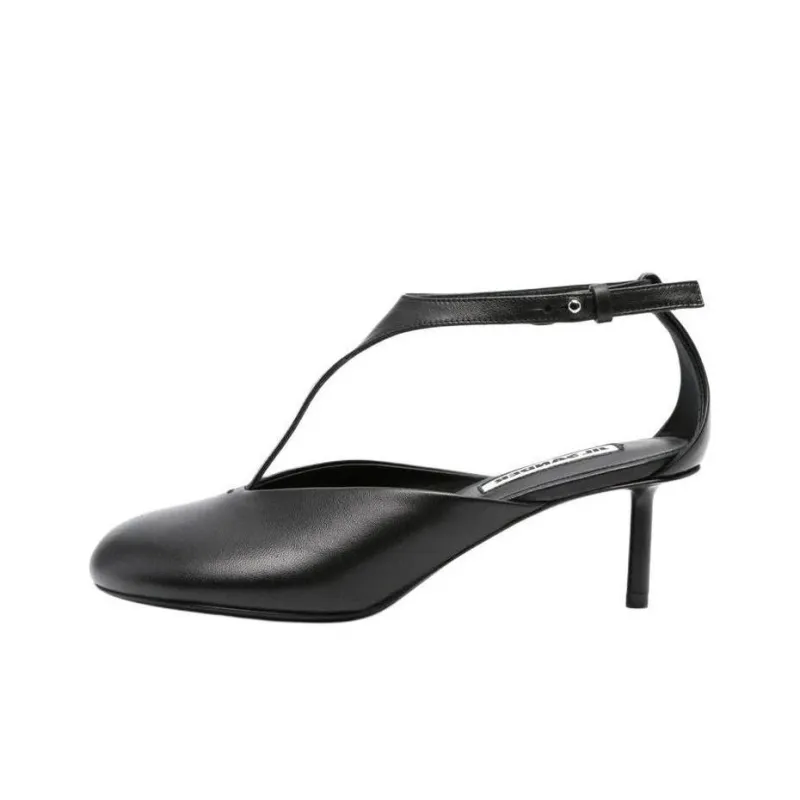 JIL SANDER 65mm Leather Pumps-0