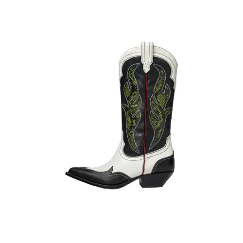 SONORA BOOTS 니 하이 부츠 블랙 여성