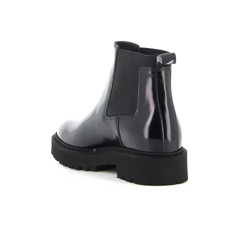 HOGAN Short Chelsea Boots Women's Black-3
