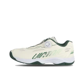 VICTOR Anti Slip And Wear Resistant Support Low Top Badminton Shoes Unisex Beige Green