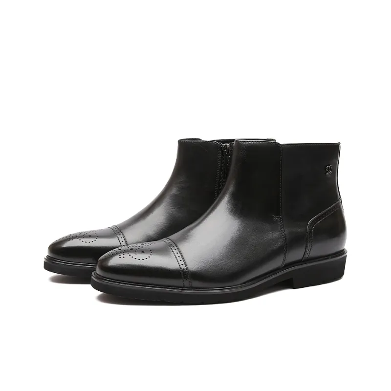 S. T.DUPONT Chelsea Boots Men's Black-1