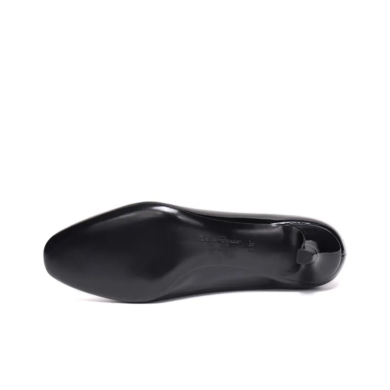 Ferragamo High Heels Women's Low-Top Black-5