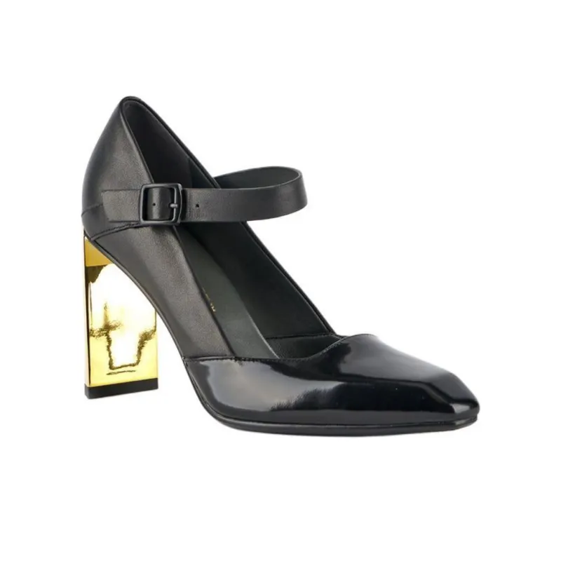 UNITED NUDE Tara MJ Hi High Heels Women's Black Gold-2