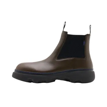Burberry Creeper Chelsea Boots Men's Brown
