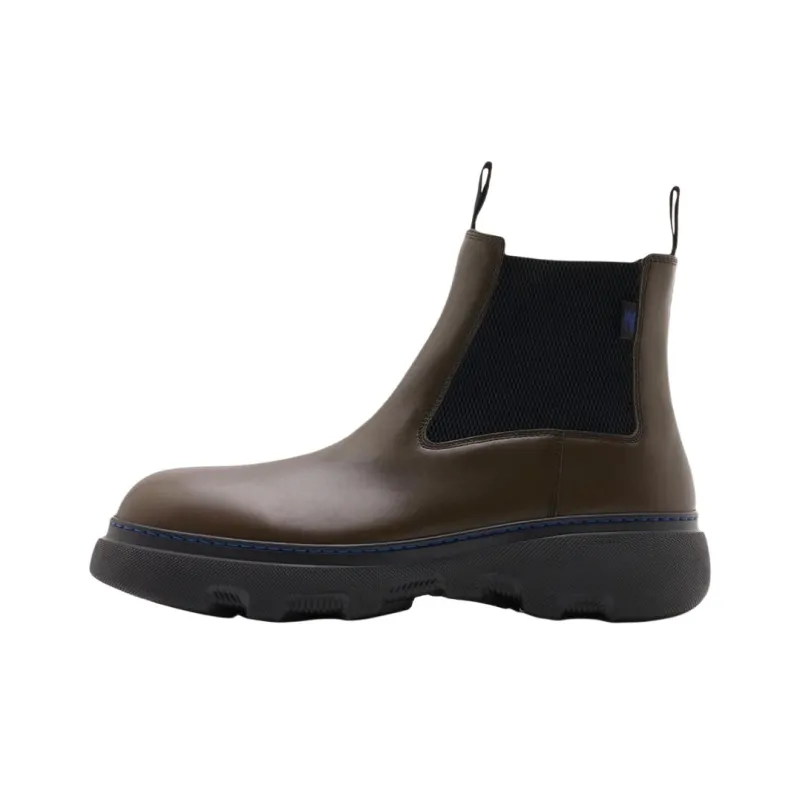 Burberry Creeper Chelsea Boots Men's Brown-0
