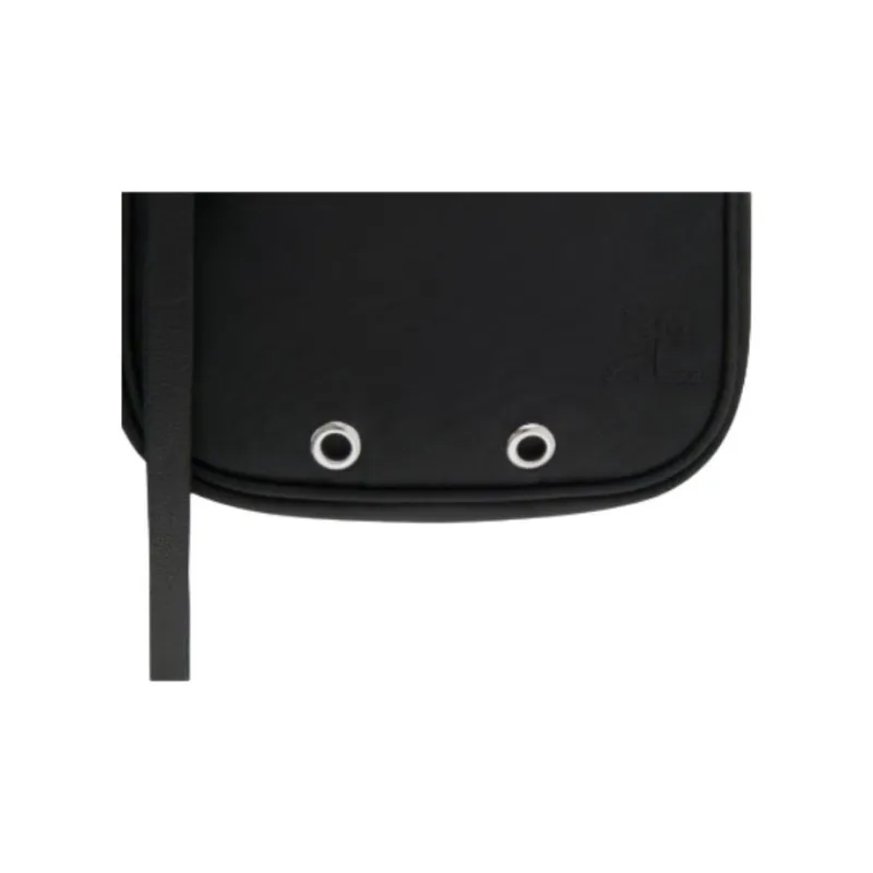 COURREGES Dealer Nylon Crossbody Bag 'Black'-3