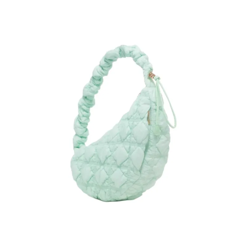 CARLYN Nylon Cloud Bag, Shoulder Bag Medium Size Women's Mint Green-0
