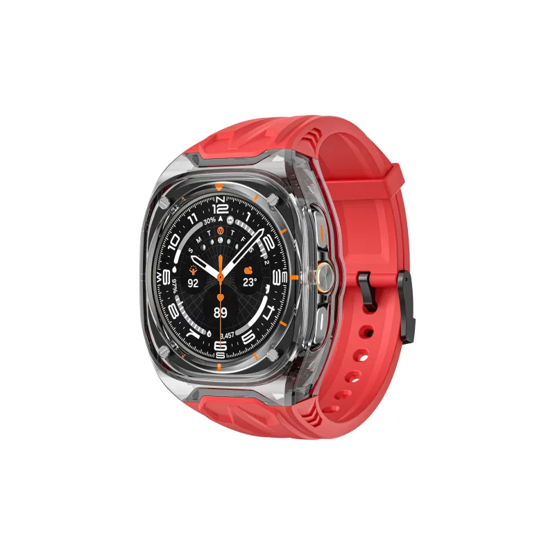 Vobafe Compatibility Samsung Ultra 47mm Lamborghini Richard Custom Transparent PC+TPU Strap Smart Watch Accessories-10