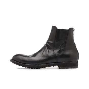 Officine Creative Polished-leather Ankle Boots