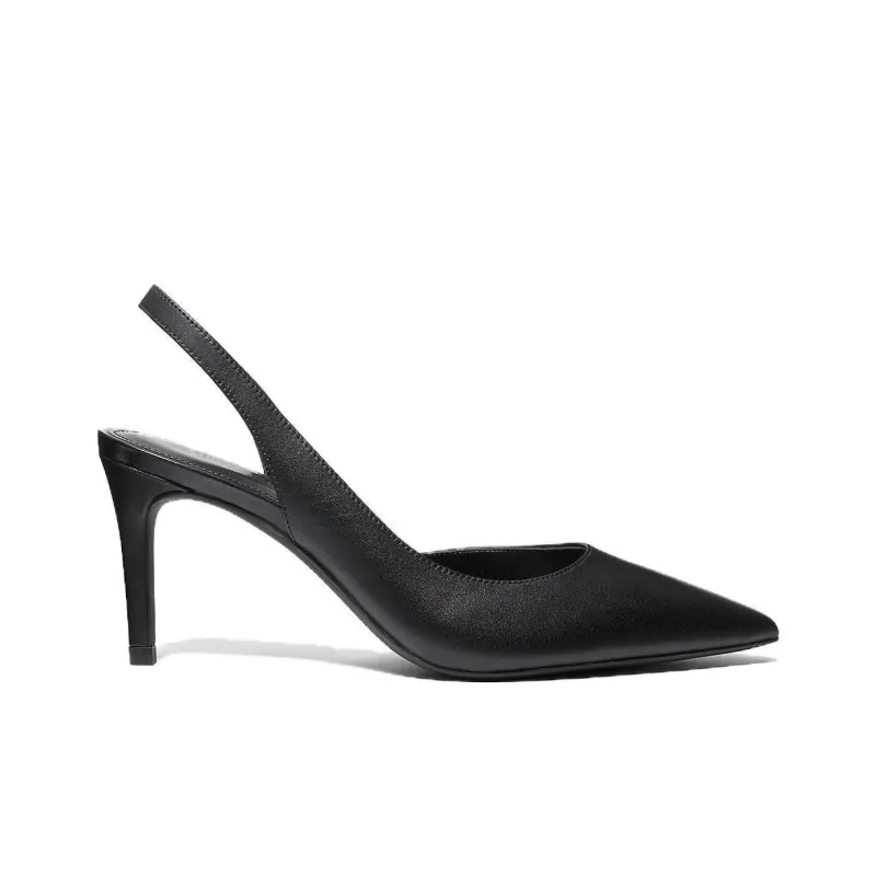 MICHAEL KORS Alina Fle Slim Heel High Heels 7.6cm Women's Black-1