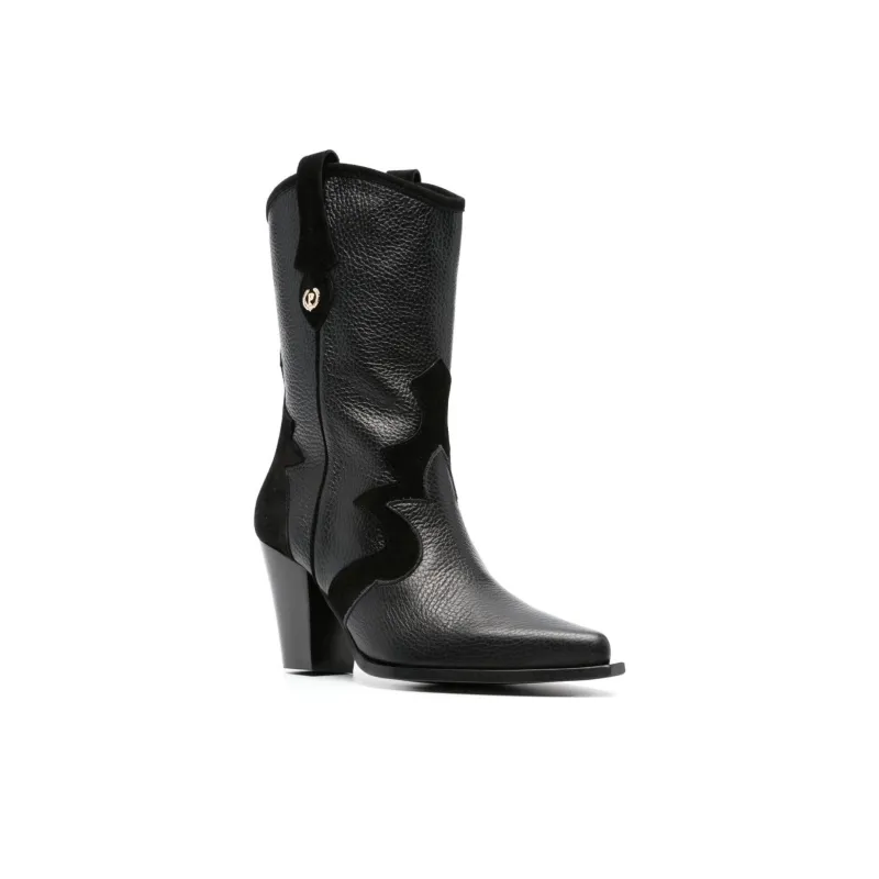 Pollini Texas Flair Ankle Boots Women's Black-1