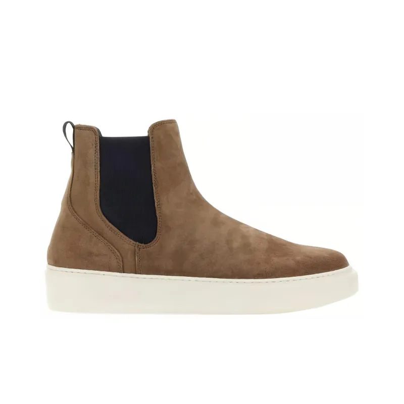 WOOLRICH Short Chelsea Boots Men's Brown-1