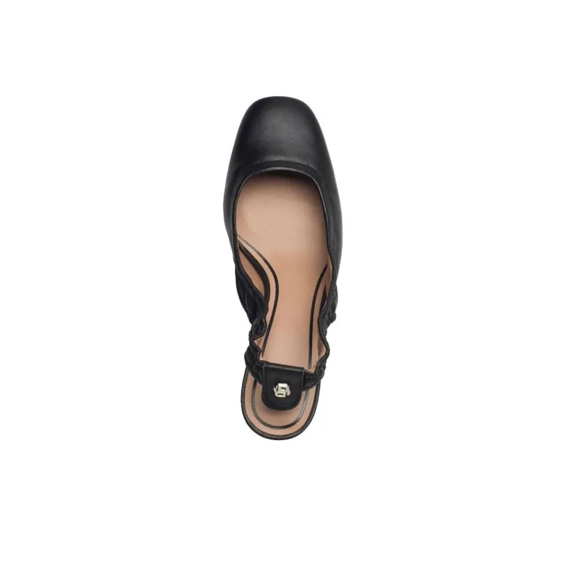 HUGO BOSS Chunky Heel High Heels 6cm Women's Black-3