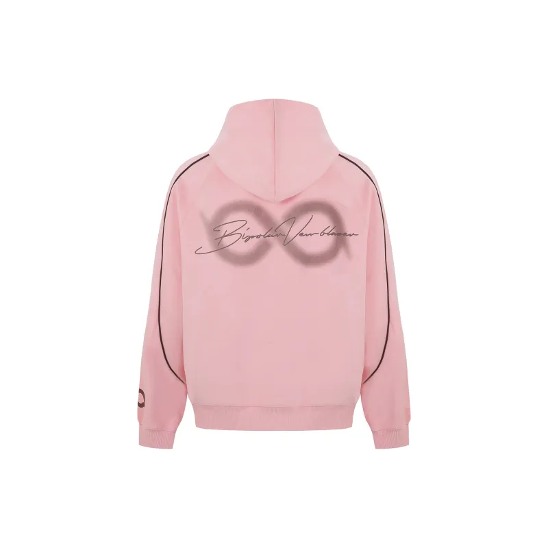 BIPOLAR Sweatshirt Unisex Black Pink Pea Green-3