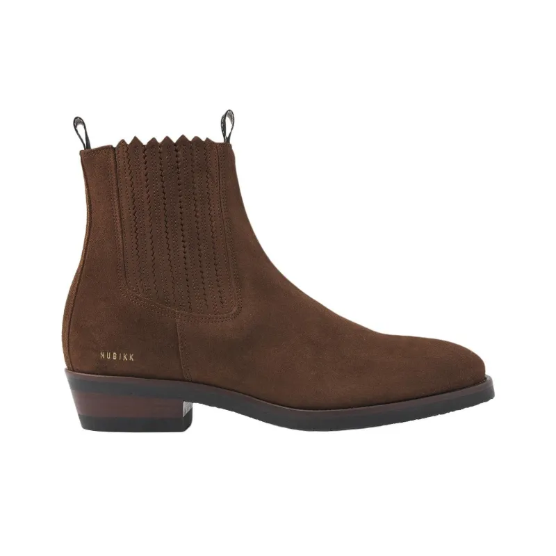 NUBIKK Neve Chelsea Boots 4cm Men's Brown-1