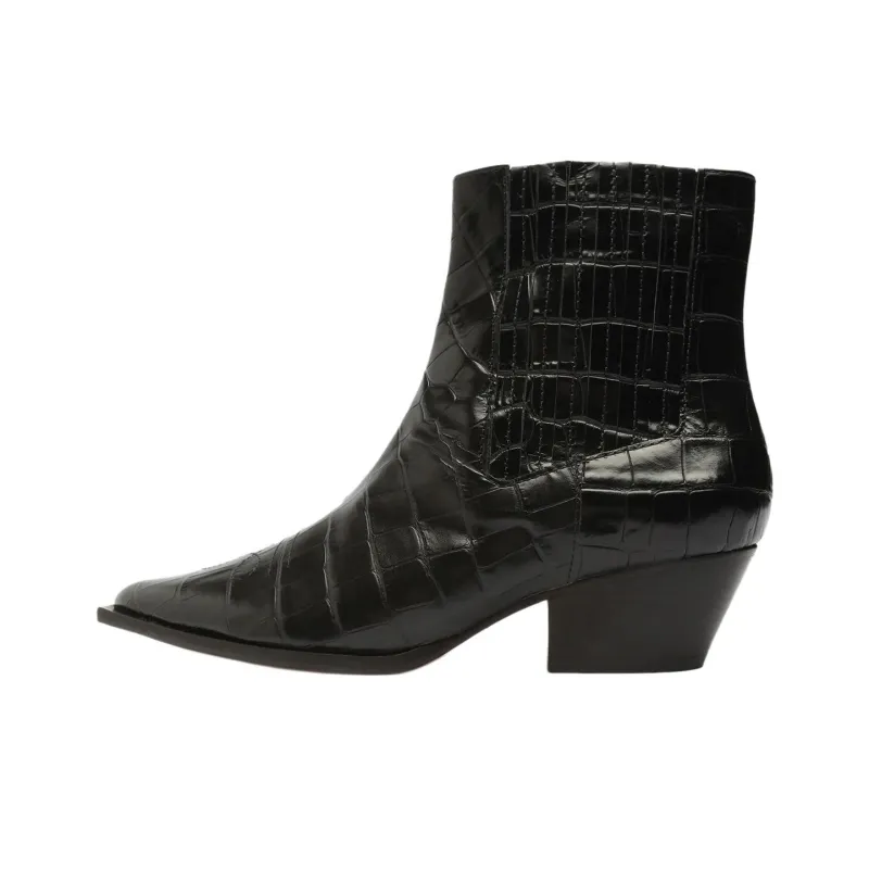 Schutz Short Chelsea Boots 4.5cm Women's Black-0