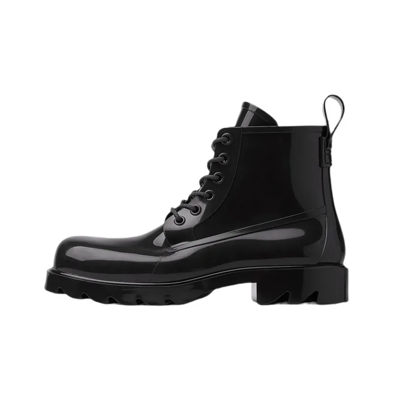 Bottega Veneta Stride Lace Up Ankle Boot Black-0