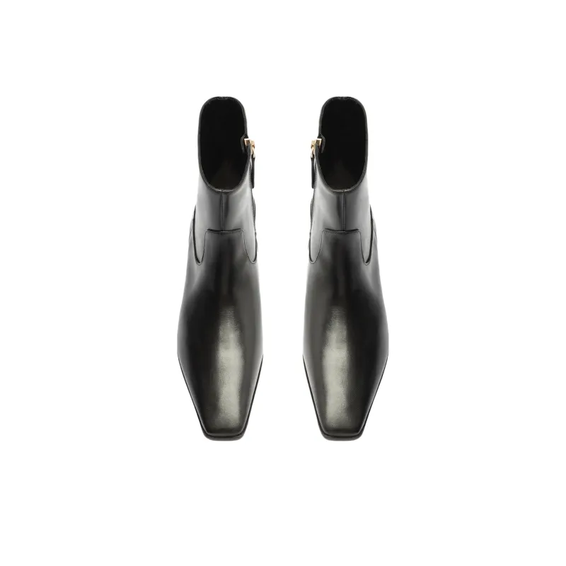 Schutz Helena Ankle Boots 3cm Women's Black-4