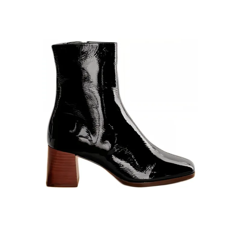 Sezane Ankle Boots 6cm Women's Black-1