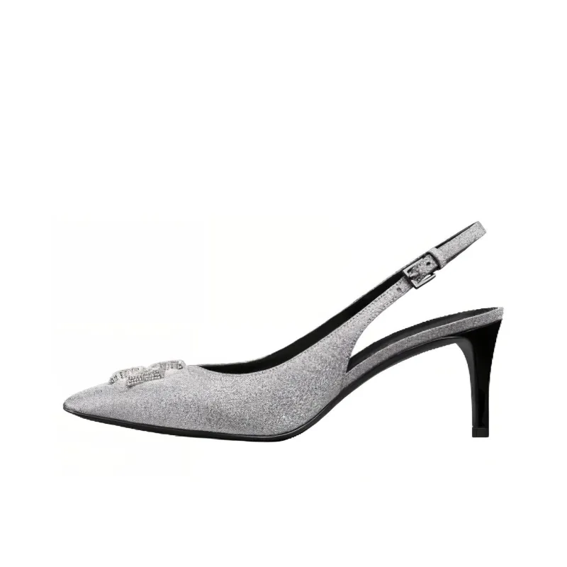 TORY BURCH Eleanor 65mm Glitter Slingback Pumps-0